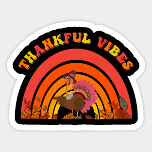 Thankful Vibes Sticker